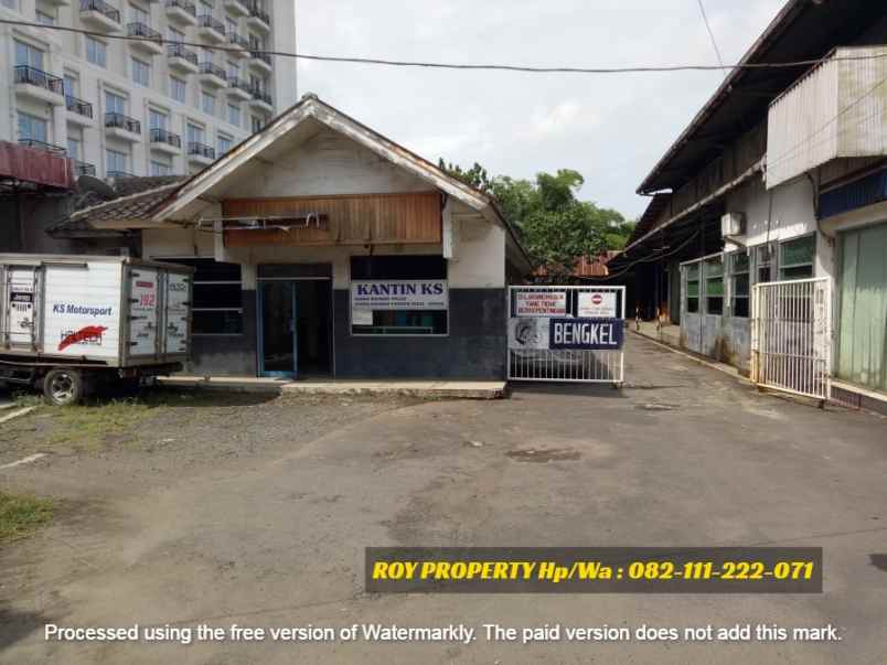 dijual tanah jl raya pramuka cempaka