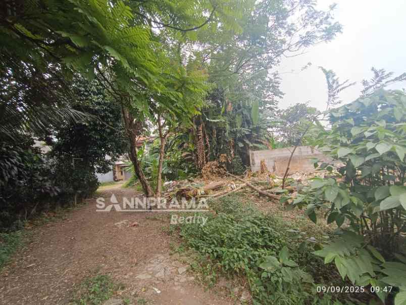 dijual tanah jl raya sawangan