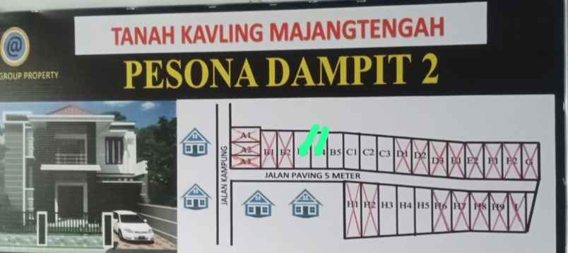 dijual tanah jl supiani majang tengah