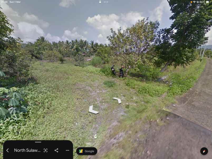 dijual tanah jl teterusan mapanget