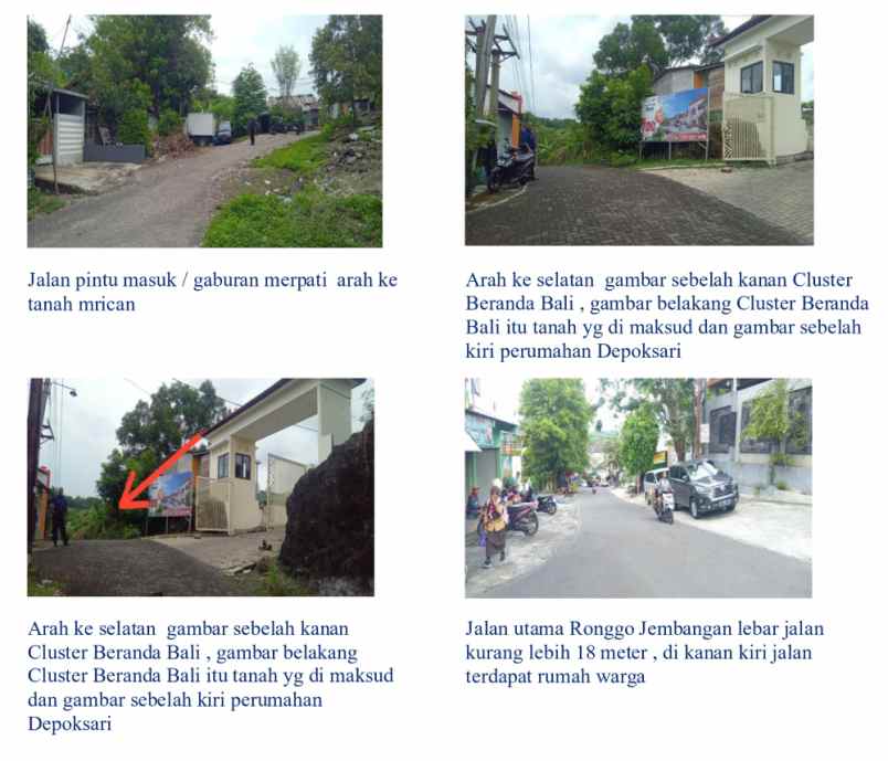dijual tanah kp tlumpak rt 001 rw 05