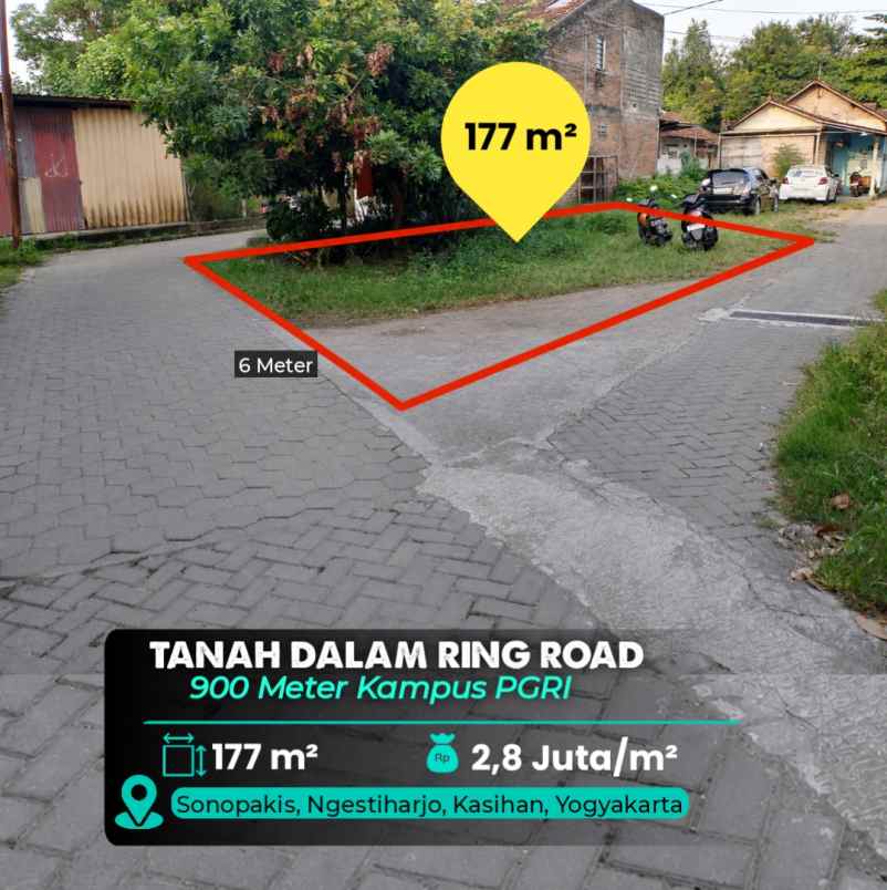 dijual tanah ngestiharjo
