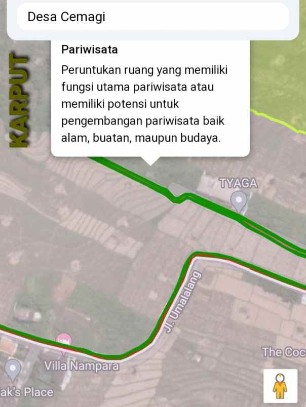 dijual tanah pantai mengening