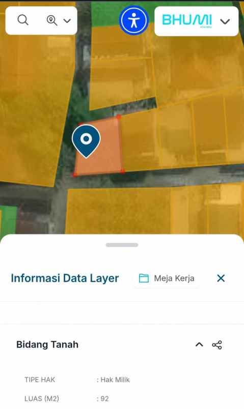 dijual tanah sendangtirto