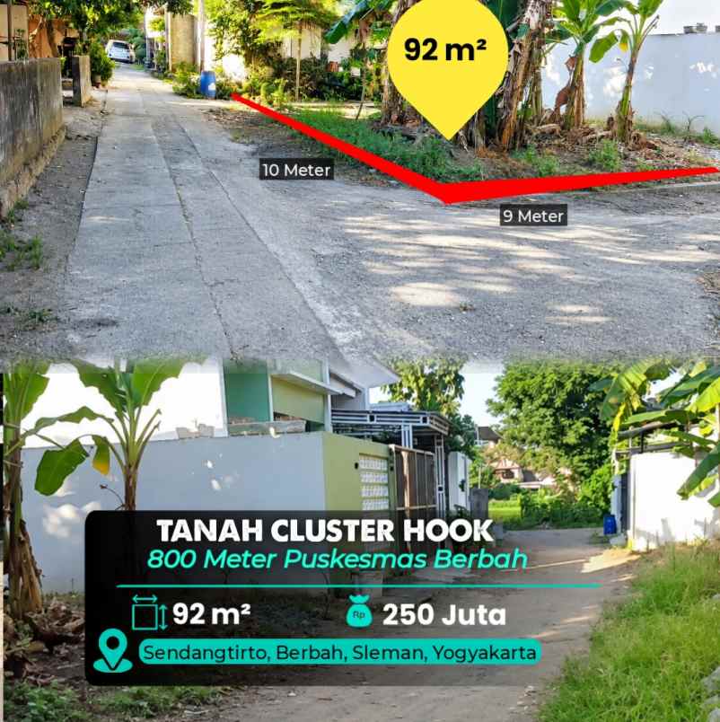 dijual tanah sendangtirto