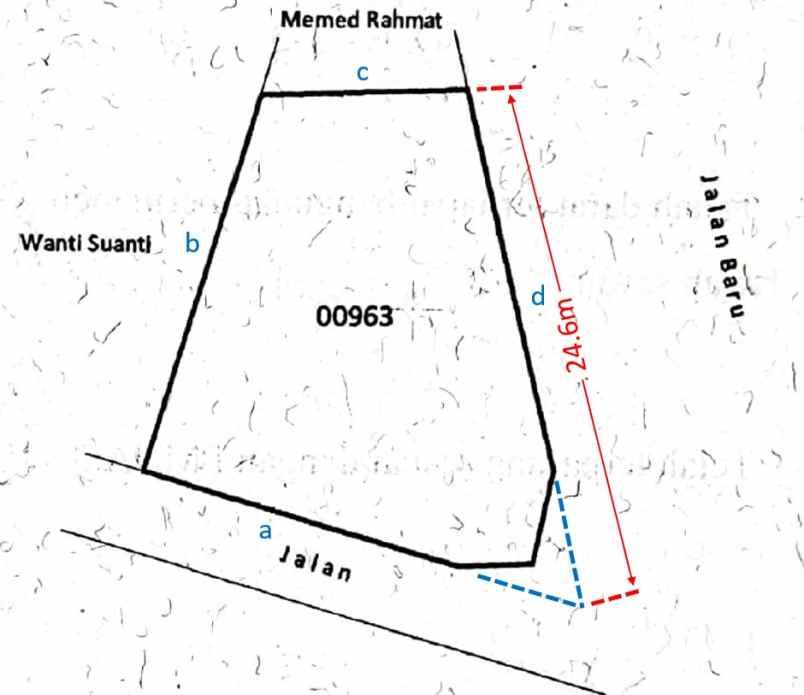 dijual tanah strategis pinggir jalan baru kuningan