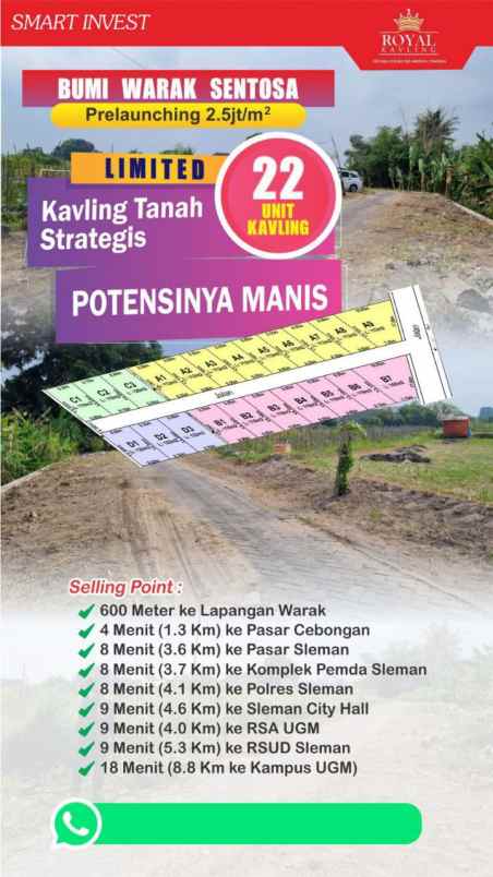 dijual tanah sumberdadi mlati sleman