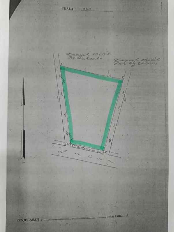 dijual tanah teuku umar barat