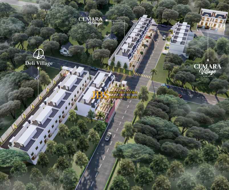 dijual villa komplek cemara village 2