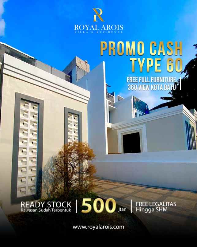 dijual villa royal arois villa and