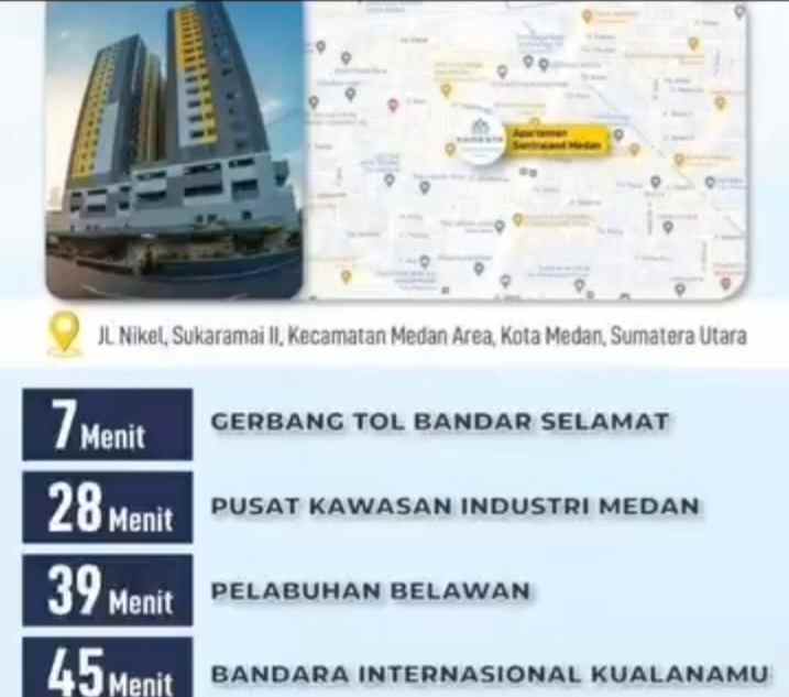 disewakan apartemen jl nikel asia mega mas