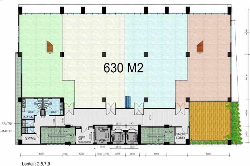 disewakan ruko gudang kantor jl mampang prpt raya no