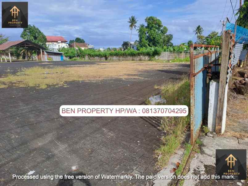 disewakan tanah jl malalayang satu kec