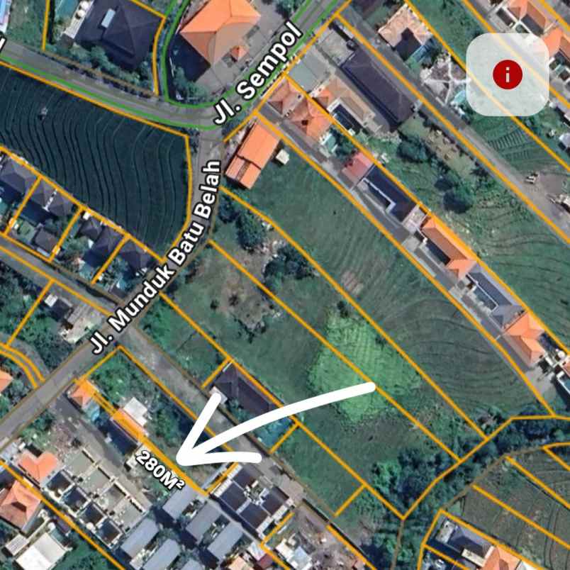 disewakan tanah sempol