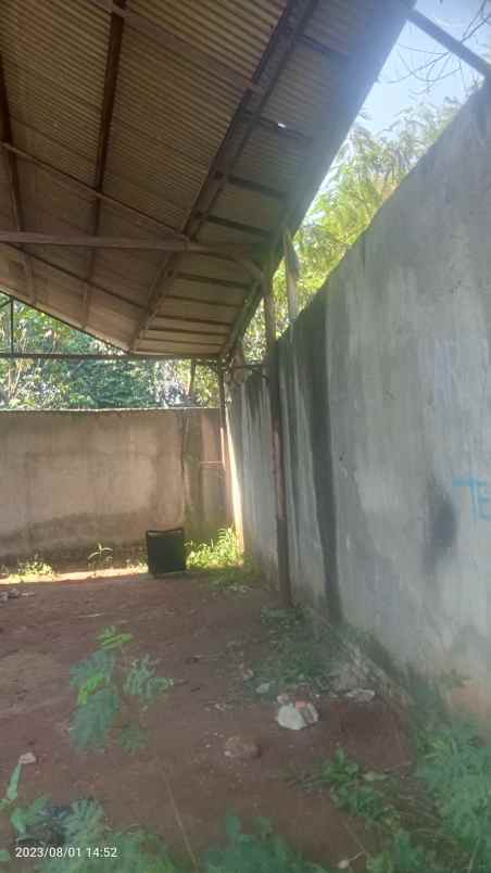 gudang lt 330 m2 setu bekasi