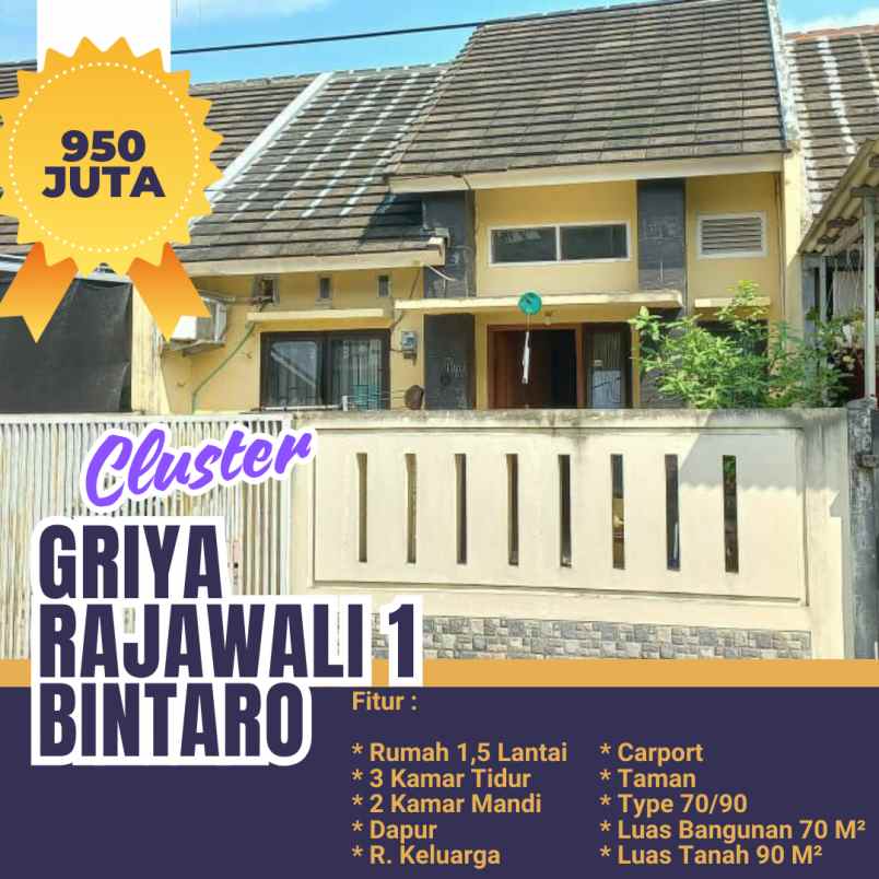 hunian exclusive bintaro siap huni