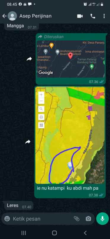 jual kebun durian dan villa