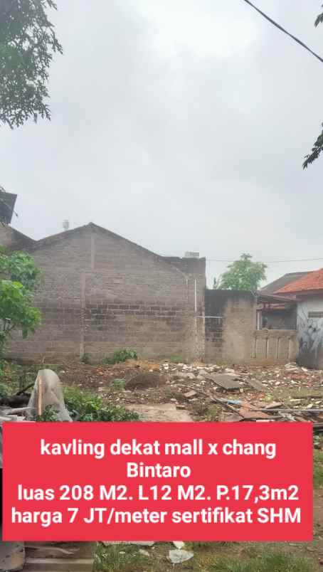 kanving siap bangun sisa 1 unit daerah bintaro