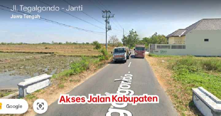 lahan industri 5 ha siapbangun diklaten op 650rb m2