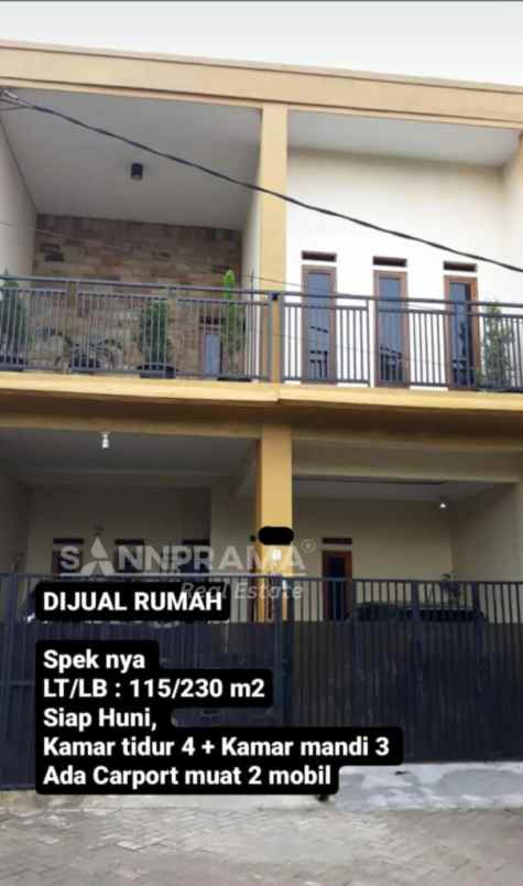 rumah 2 lantai cisauk mewah dan luas ash