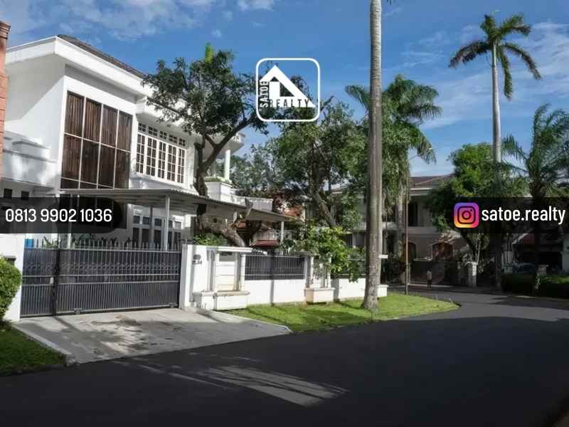 rumah 2 lantai siap huni di area premium pondok indah