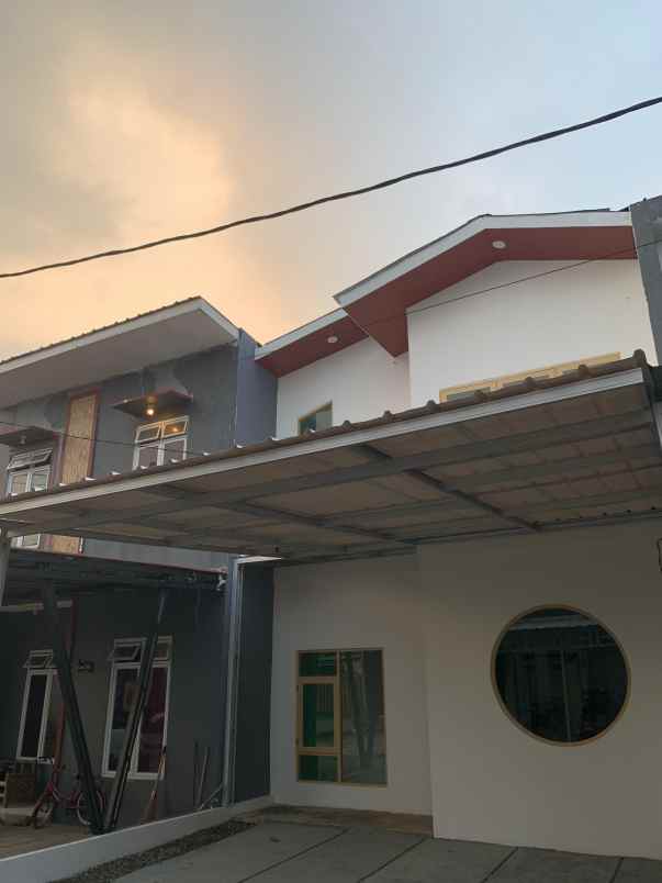 rumah baru 2 lantai siap huni pasir jambu bogor