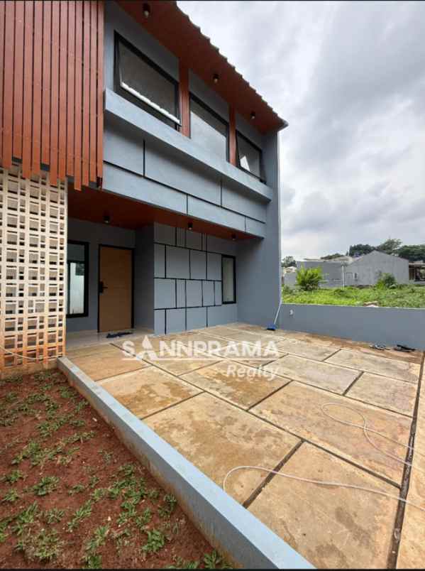 rumah baru disain modern dalam cluster di limo cinere