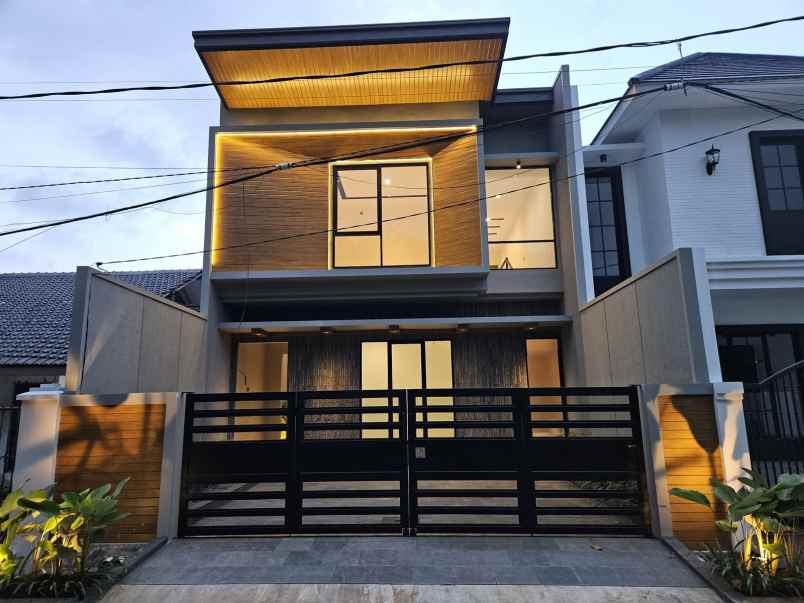 rumah baru rungkut asri surabaya minimalis tropis