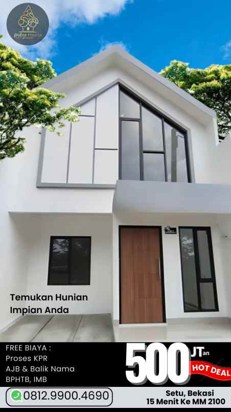 rumah bekasi dekat dengan kawasan mm2100