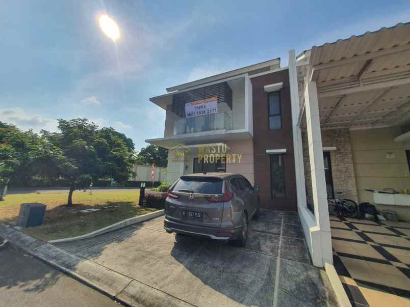 rumah cantik hook dalam cluster di bekasi