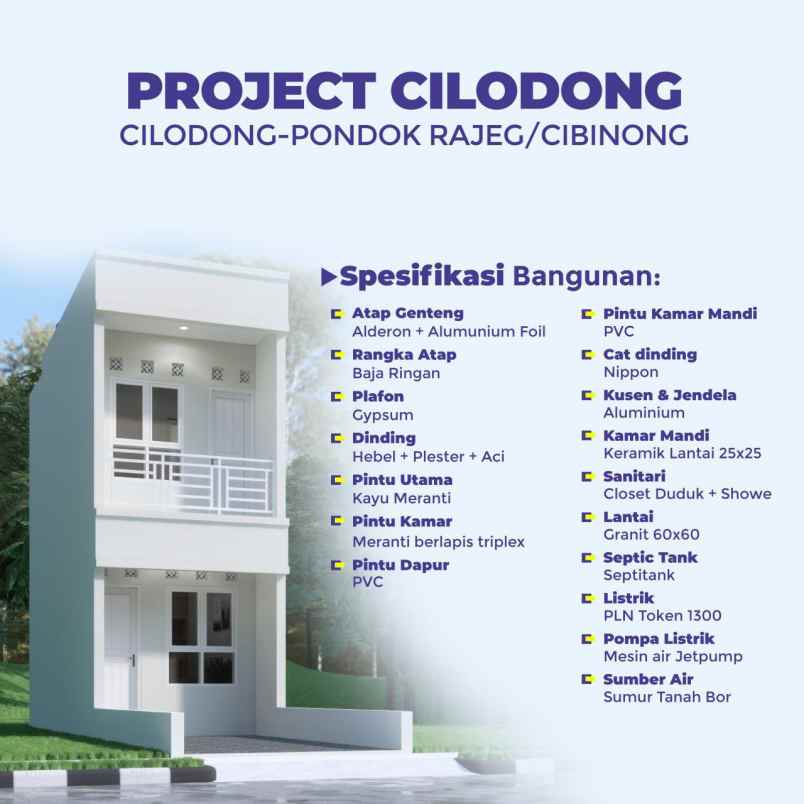 rumah cilodong kota depok