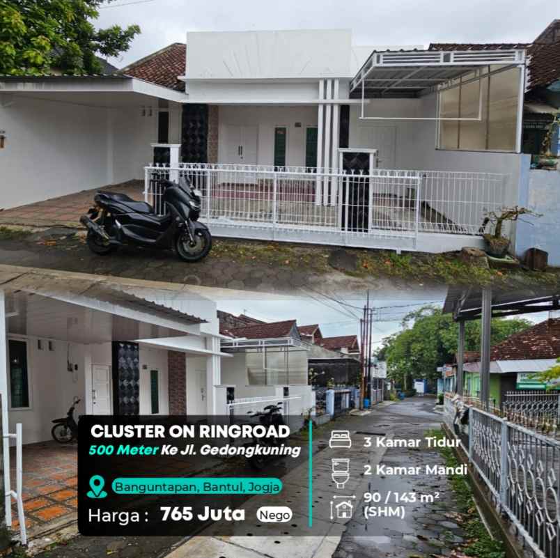 rumah cluster dalam ringroad kotagede jogja