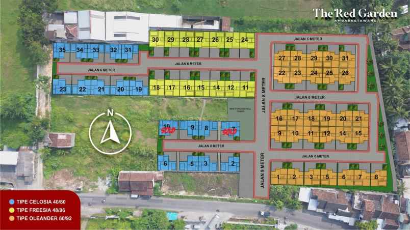 rumah eksklusif nuansa jepang ada kolam renang pribadi