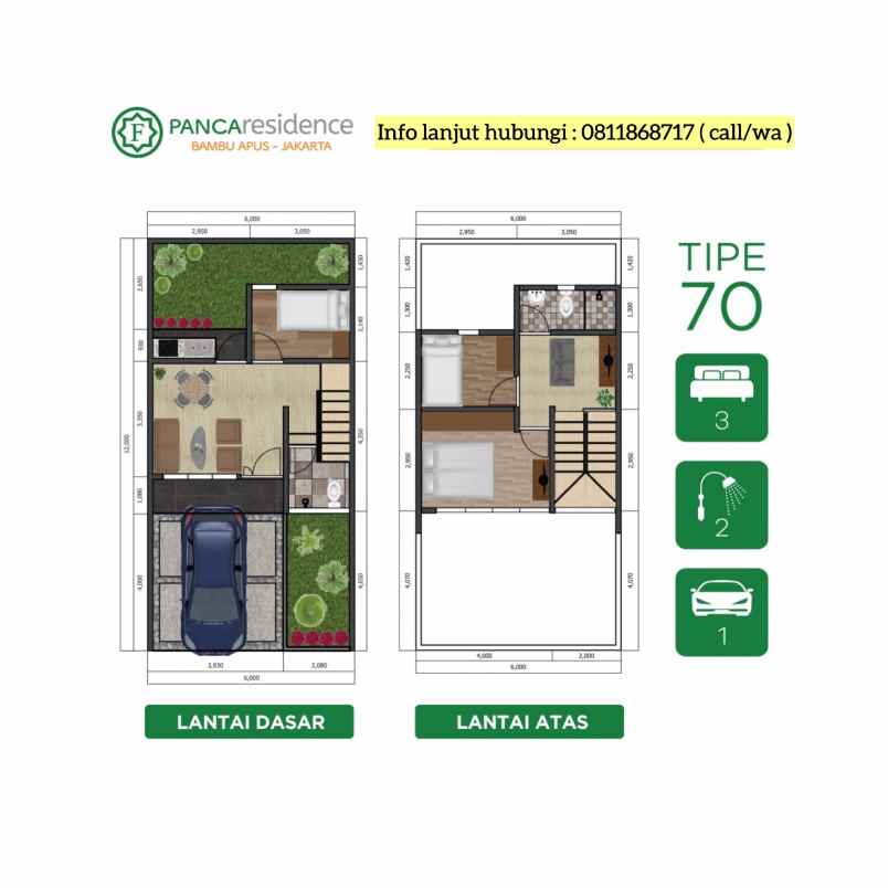 rumah jl bambu petung bambu apus