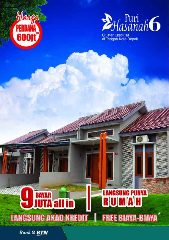 rumah jl jabon bedahan kec