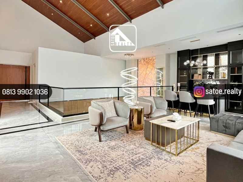 rumah mewah modern di pondok indah jakarta selatan