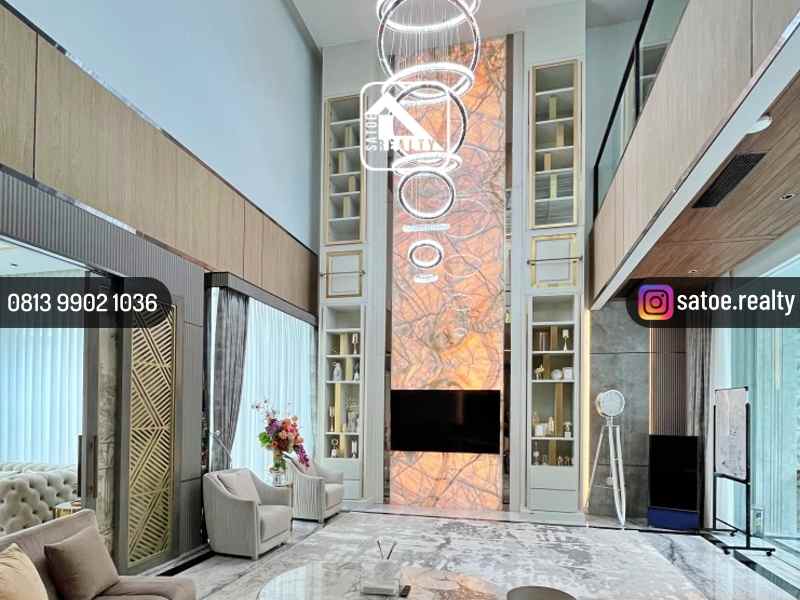 rumah mewah modern di pondok indah jakarta selatan