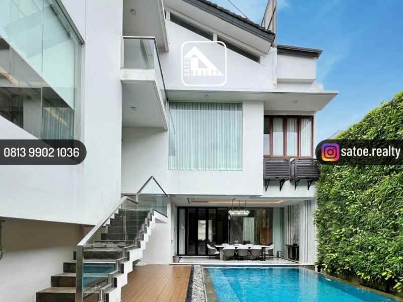 rumah mewah modern di pondok indah jakarta selatan