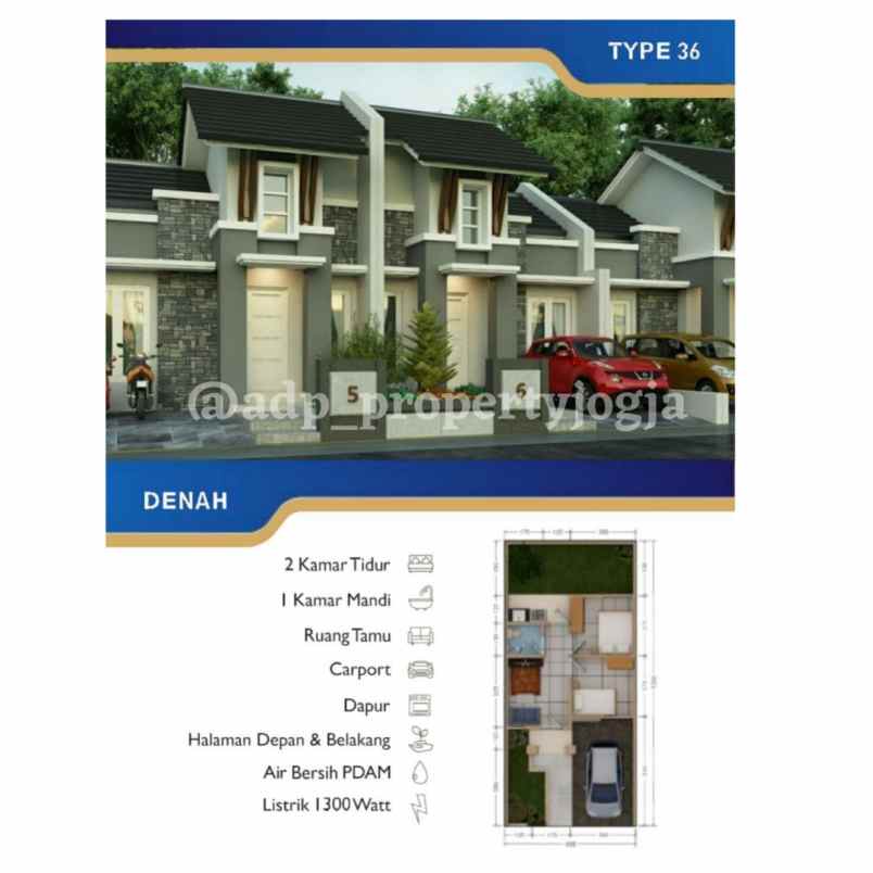 rumah sedayu bantul hanya 5