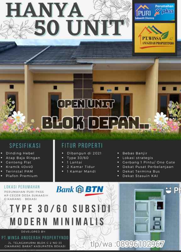 rumah sukaasih ciakarang