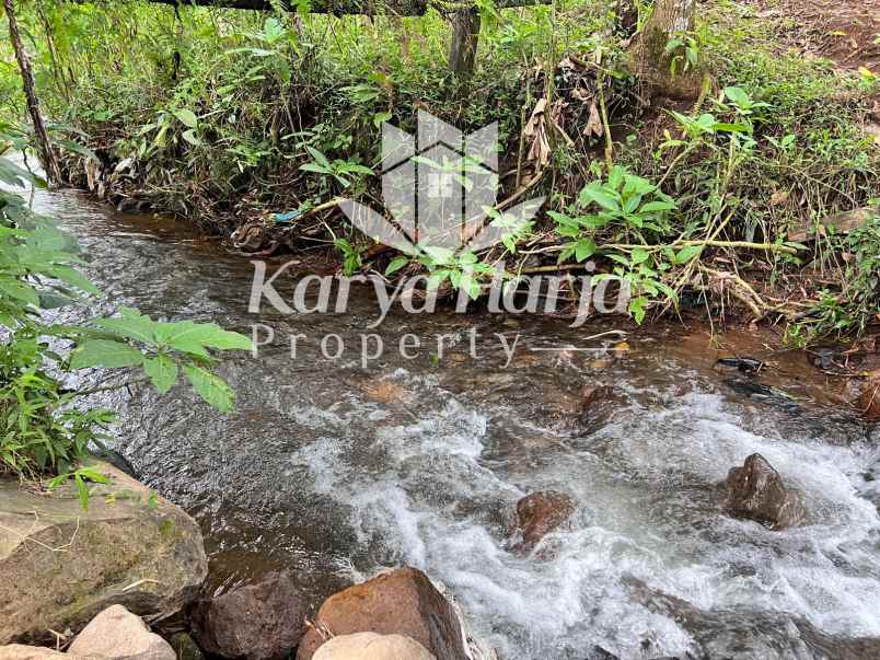 tanah 1 2 jt m dekat sungai pegunungan kemuning