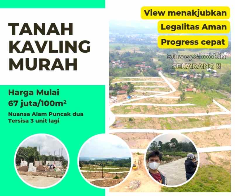 tanah jalan raya puncak dua bogor