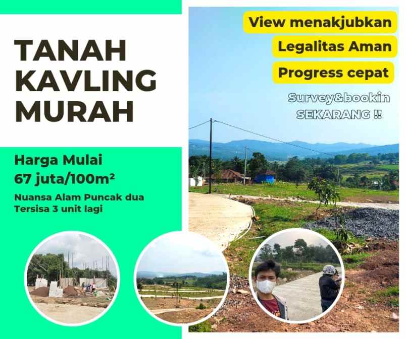 tanah jalan raya puncak dua bogor