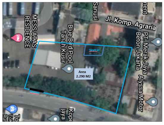 tanah jl ciputat raya kebayoran