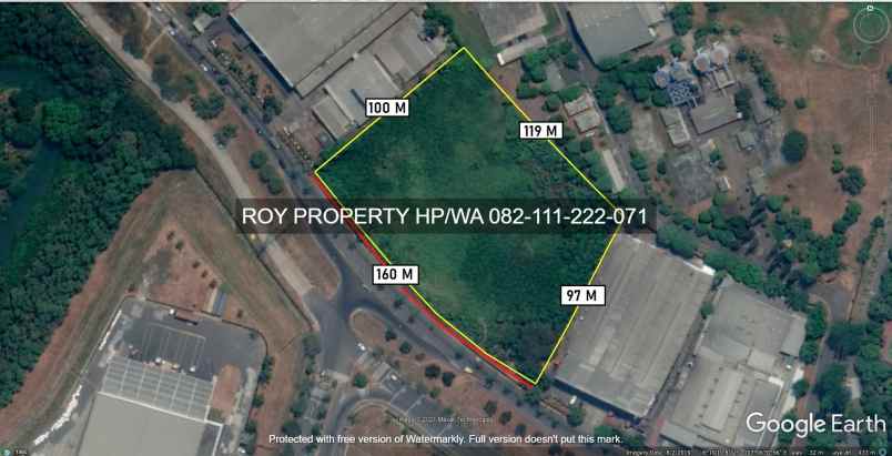 tanah jl eretan ejip cikarang