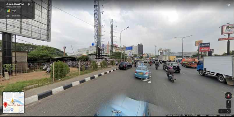 tanah jl jend ahmad yani bekasi