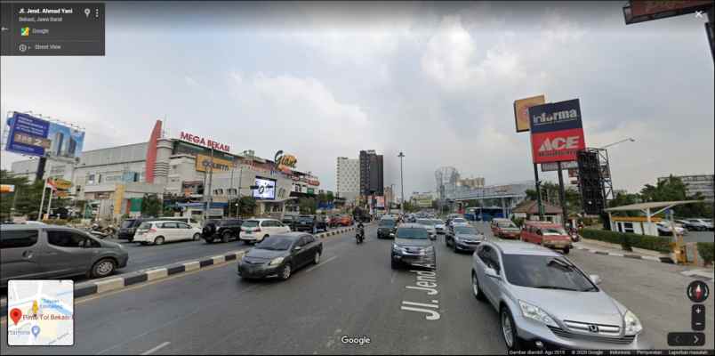 tanah jl jend ahmad yani bekasi