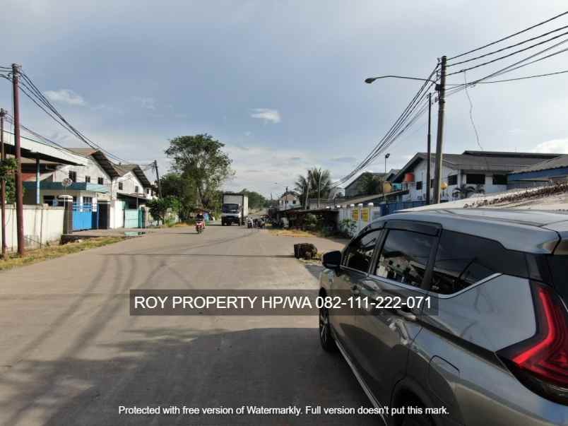 tanah jl raya serang kawasan