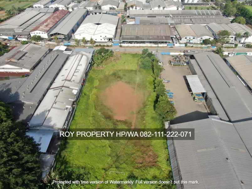 tanah jl raya serang kawasan