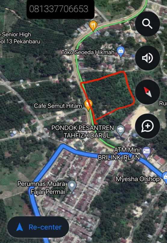 tanah jl yos sudarso muara fajar